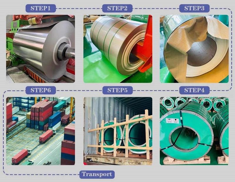 stainless steel coils packaging standard