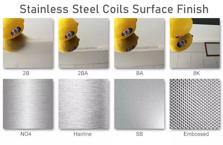 Surface finish of coils